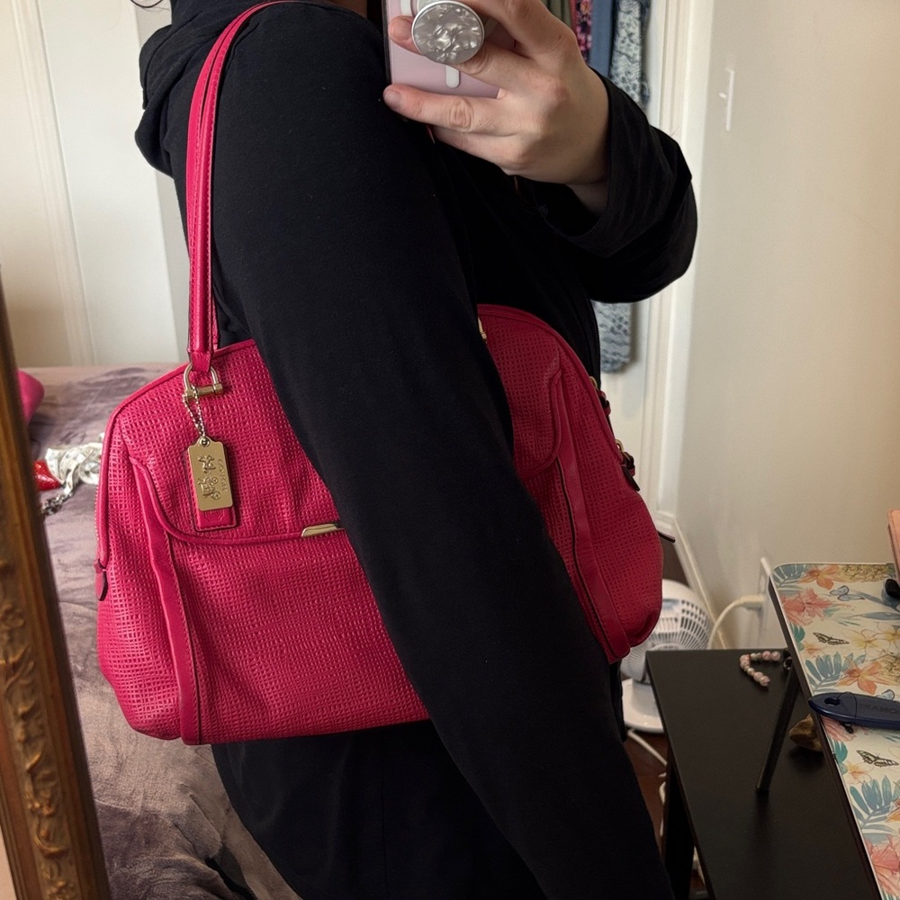 Coach Hot Pink Shoulder Bag